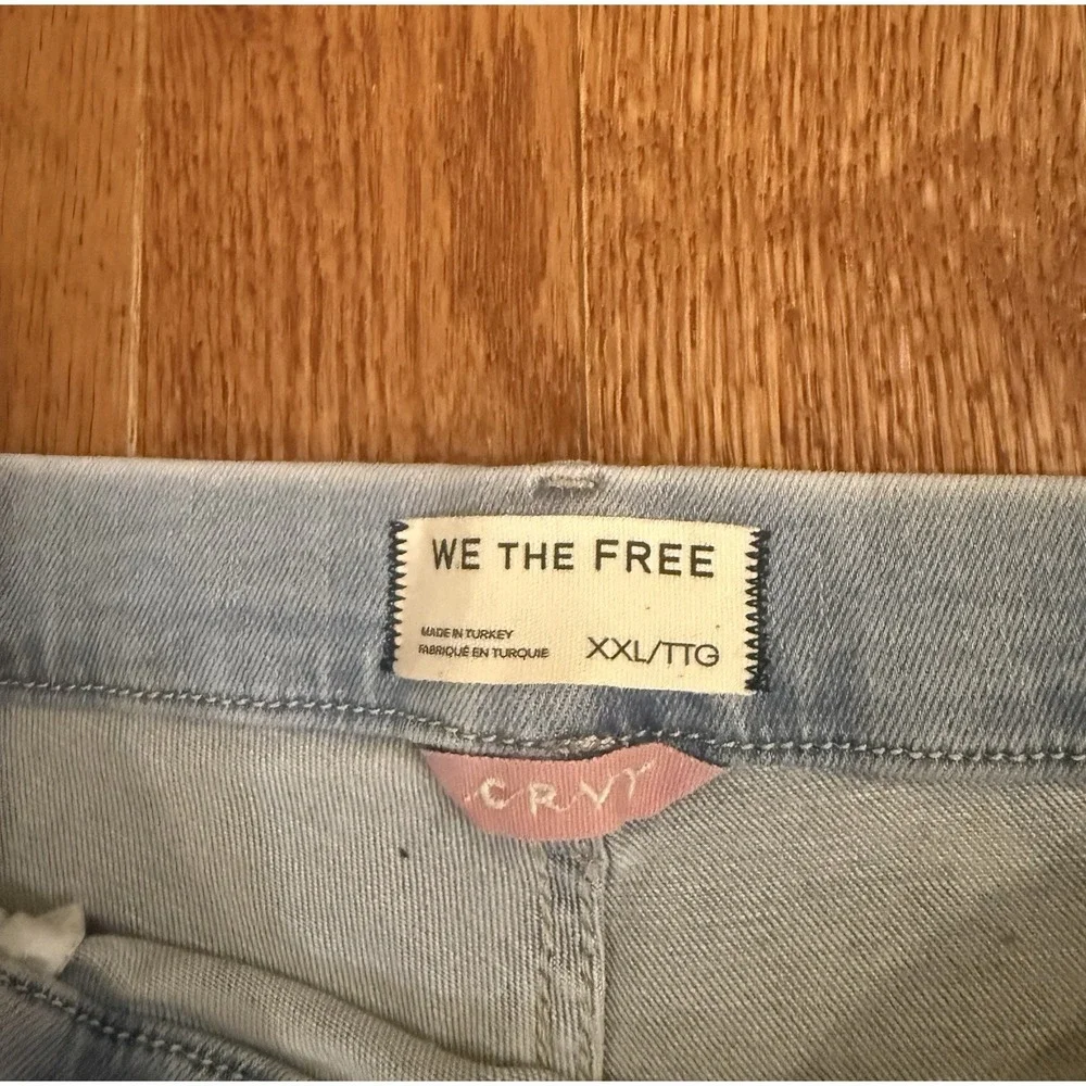 We The Free Flare Jean Jegging Low Rise Size 2XL Bell Bottom Flare Stretch - Picture 5 of 9